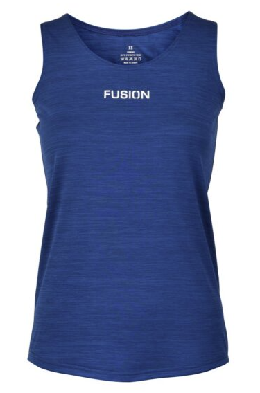 Fusion Womans C3 Singlet Blå